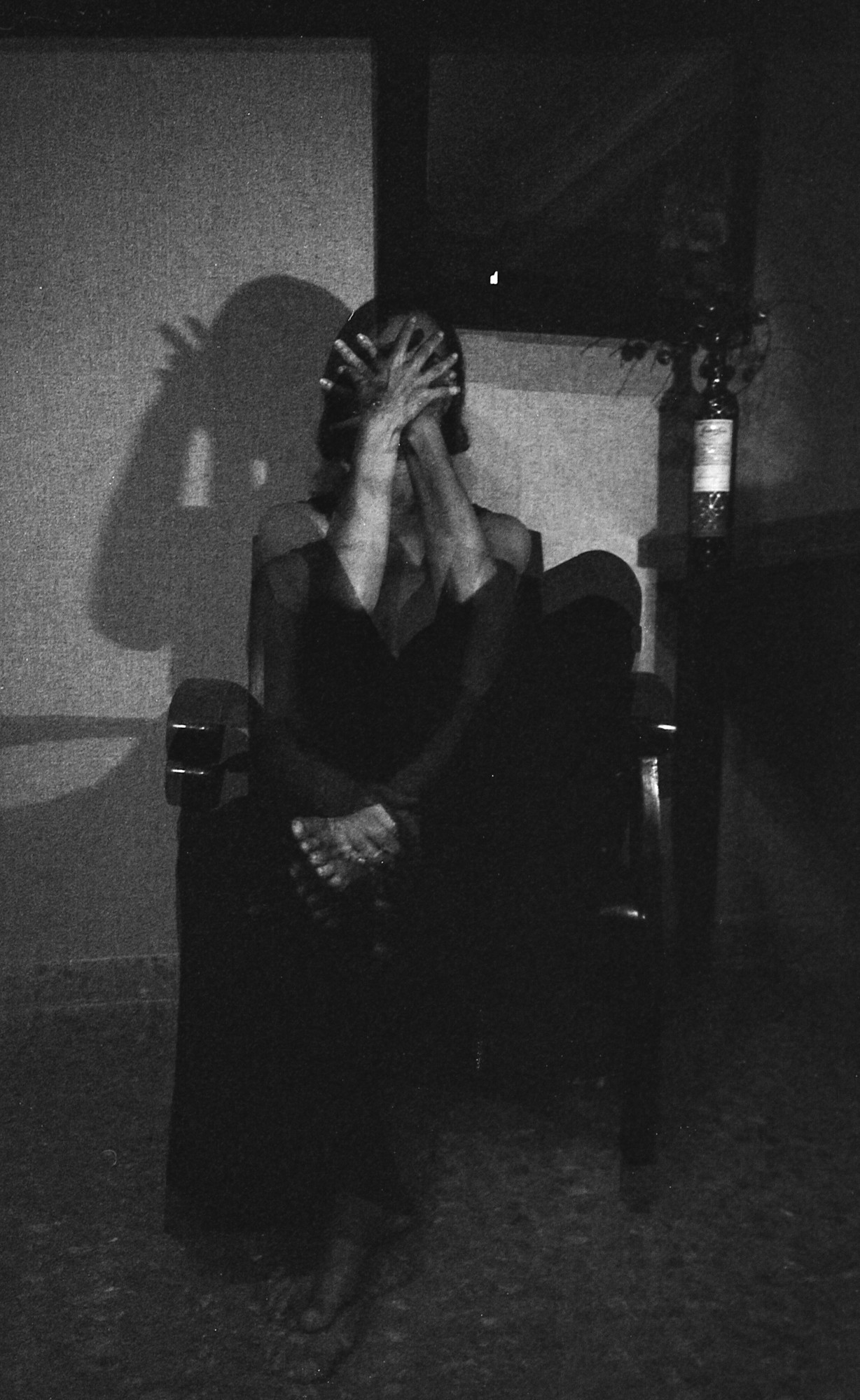 Doble exposición autorretrato