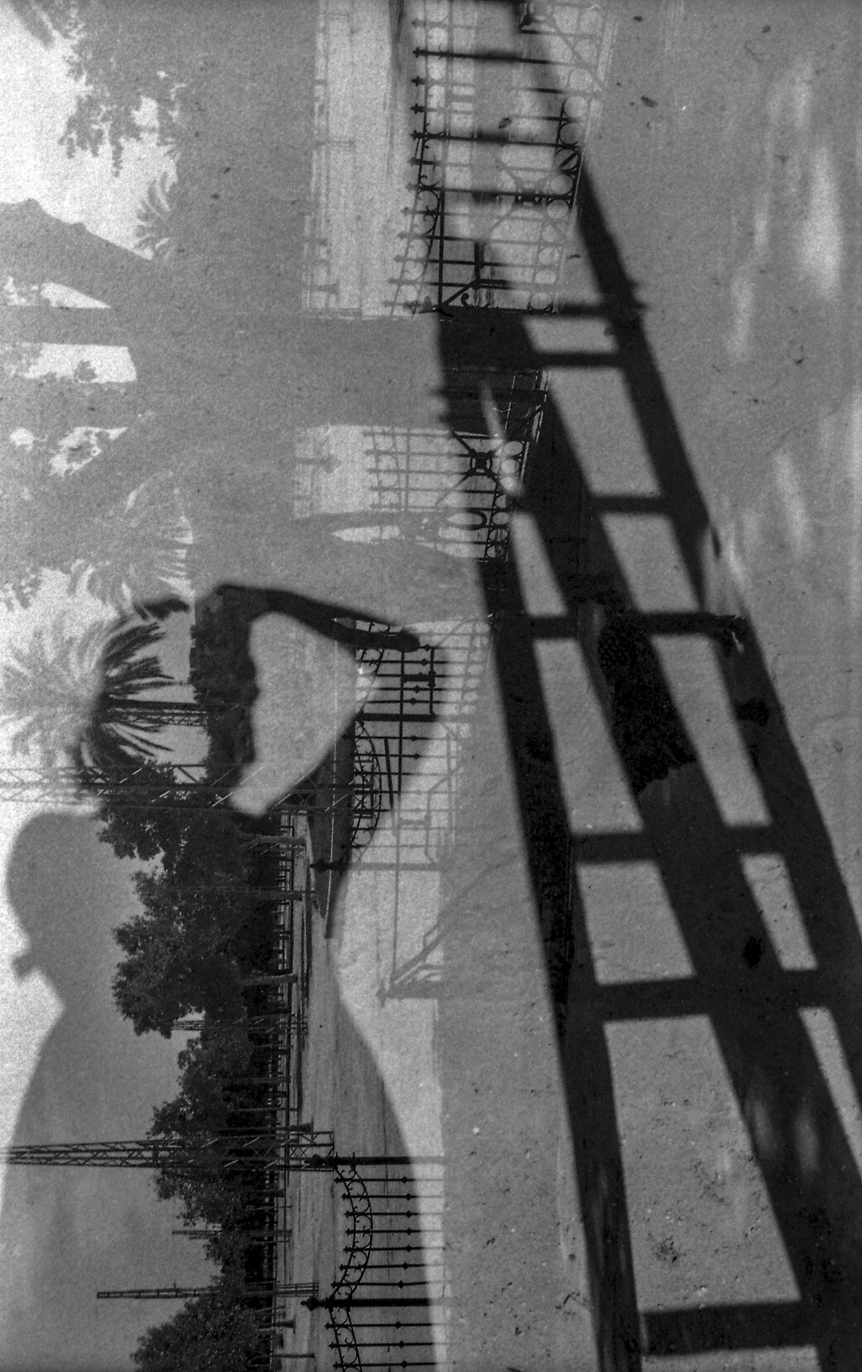 Doble exposición autorretrato