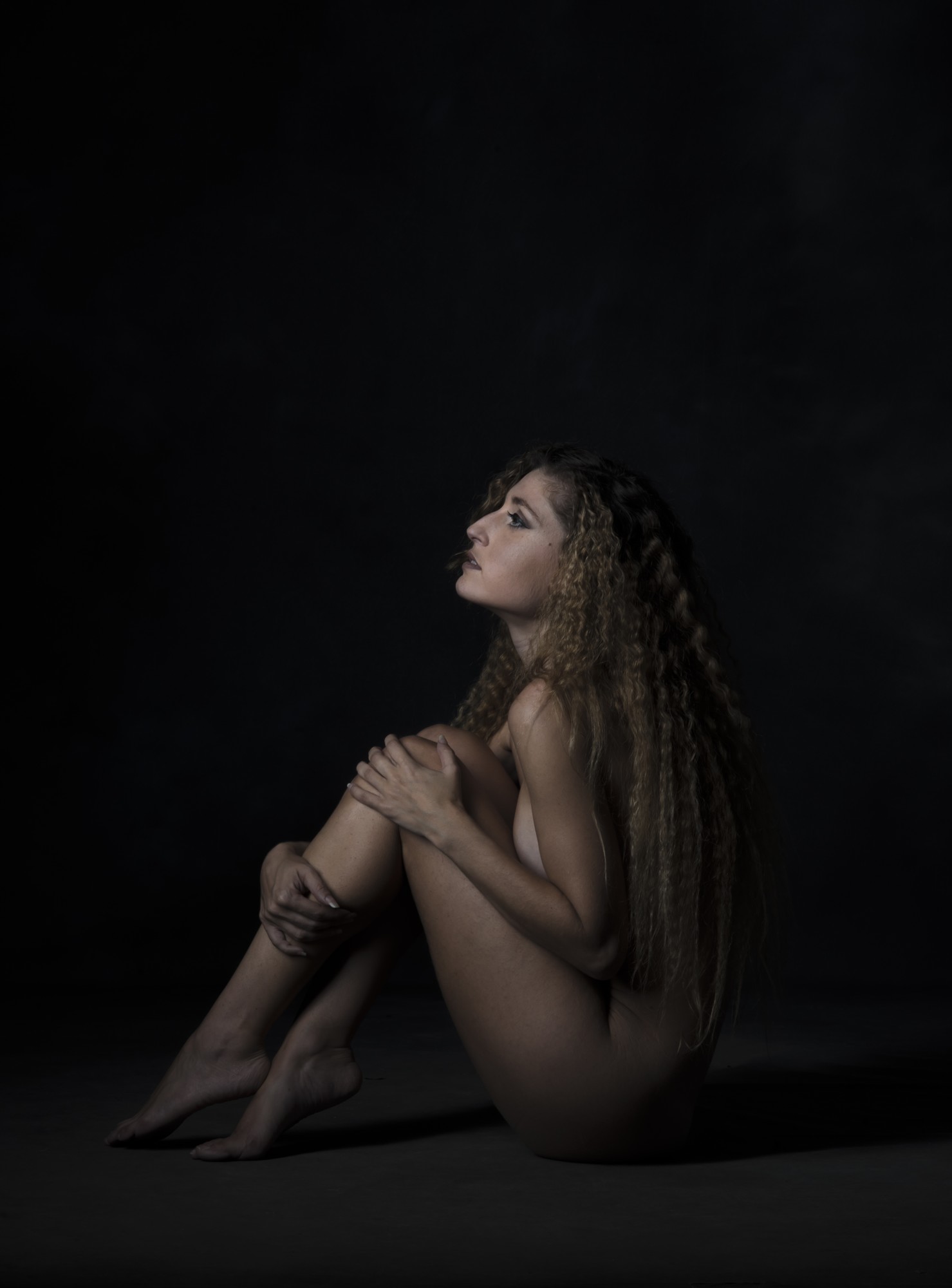 Desnudo en estudio fotográfico